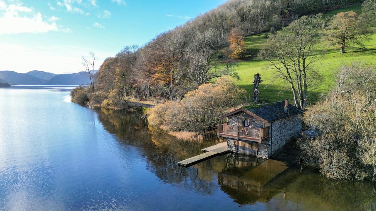 Duke Of Portland Boathouse On The Shore Of Lake Ullswater Ideal For A Romantic Break Pooley Bridge Exterior photo